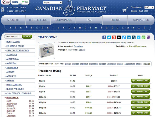 Buy trazodone for sleep - Buy Trazodone Online Over the Counter